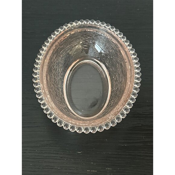 Rare VTG Indiana Glass Pale Pink Peach Glass Hen on Nest Candy Dish Granny-Core - Picture 5 of 14